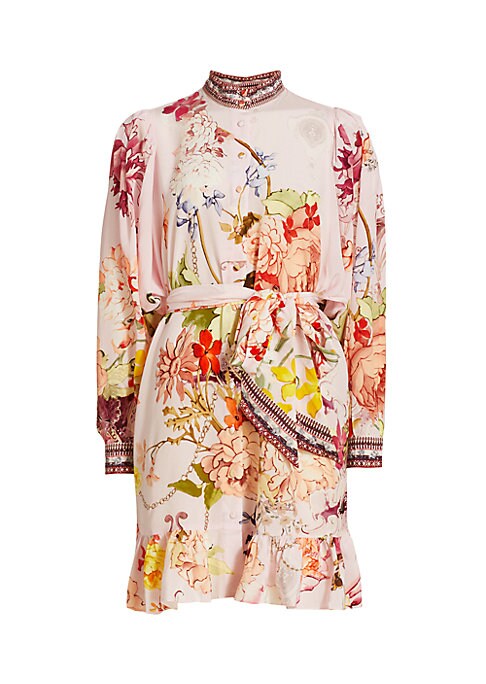 Floral Silk Chic Dress