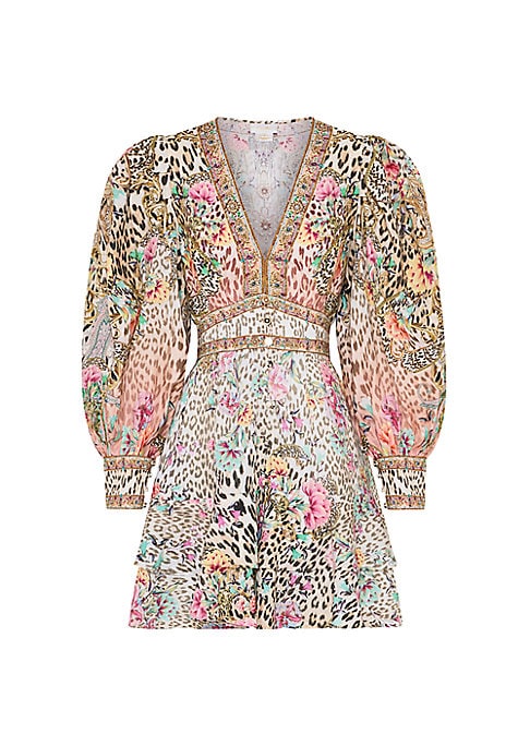Floral Leopard Minidress