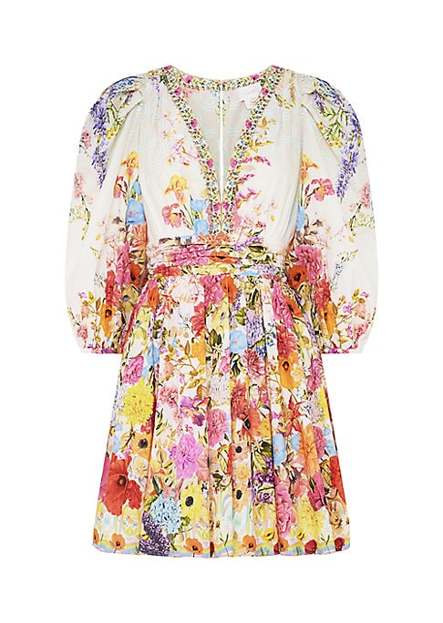Floral Puff Sleeve Dress