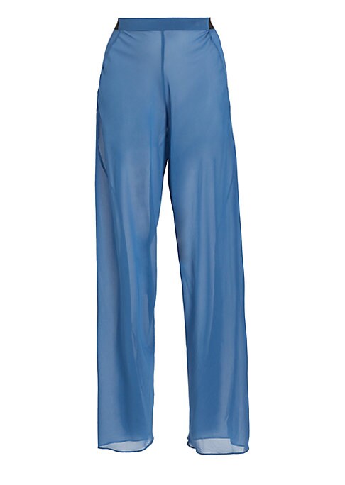 Chic Sheer Chiffon Pants