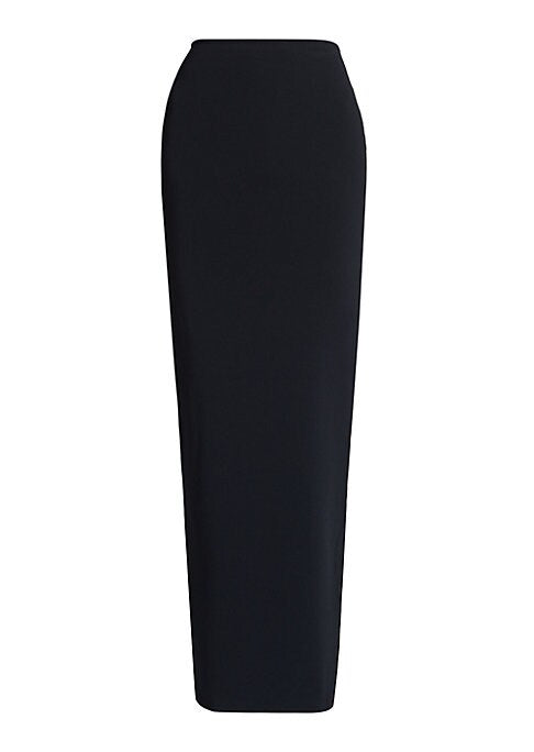 Ribbed Knit Maxi Skirt