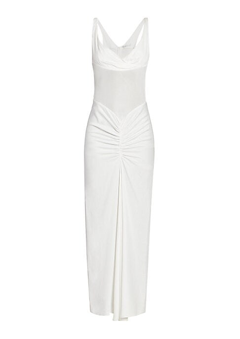 Ruched Elegance Maxi Dress