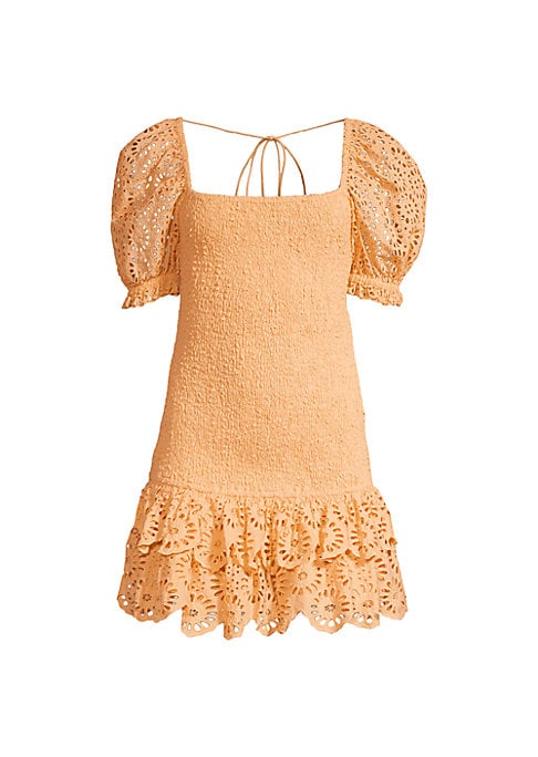 Vibrant Cotton Tiered Dress