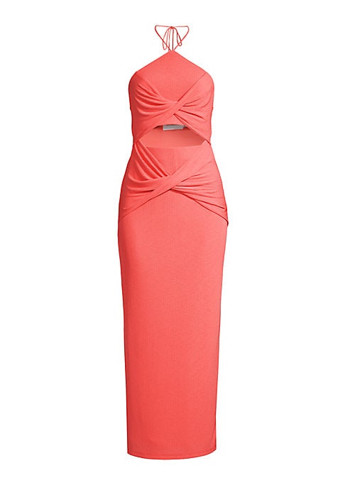 Twist Cut-Out Maxi Dress