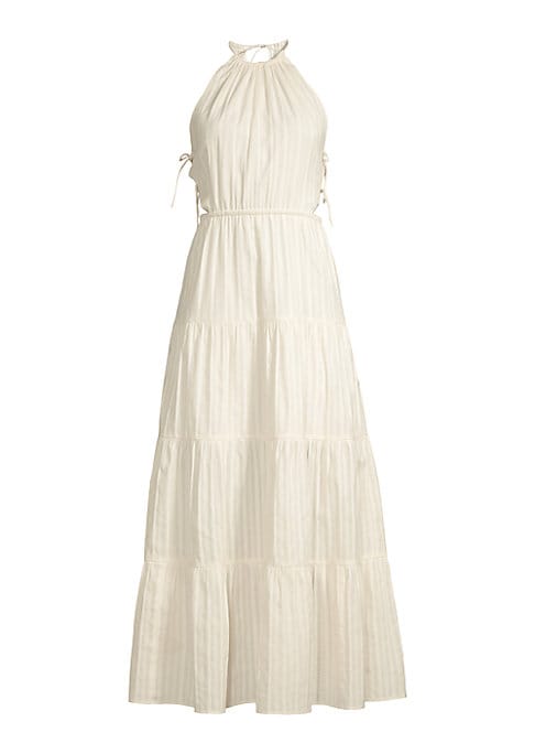 Cut-Out Tiered Maxi Dress