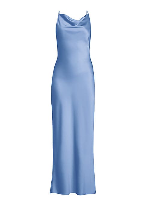 Elegant Cowl Back Dress