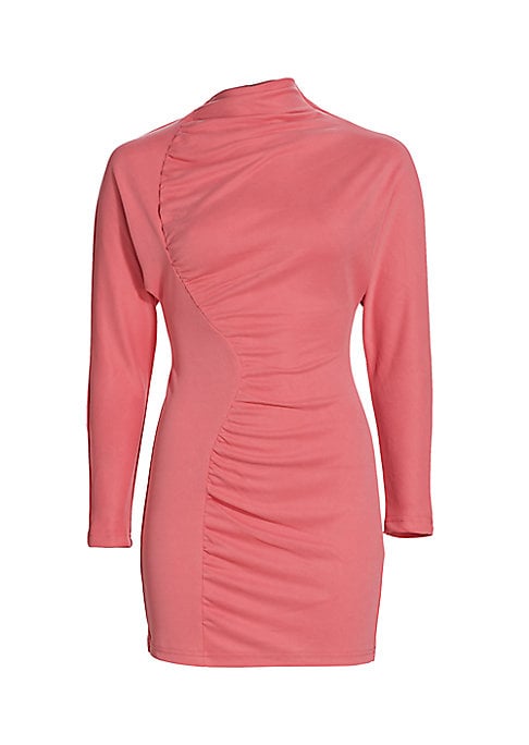 Chic Draped Mini Dress
