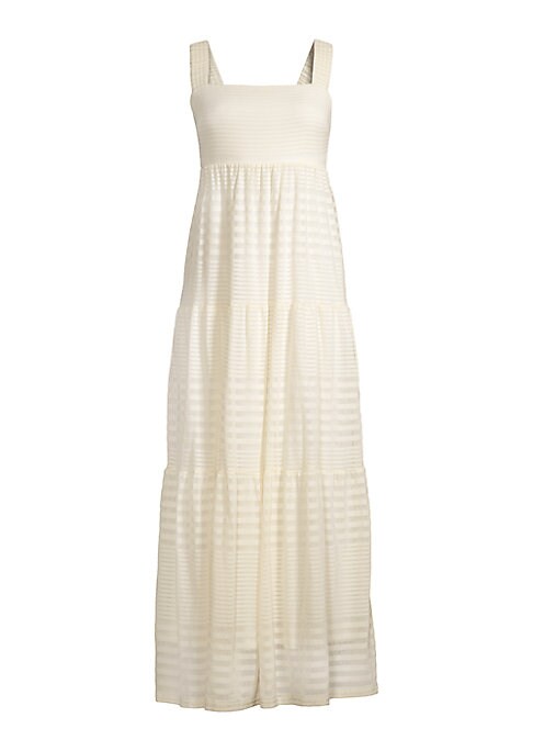 Shadow-Stripe Maxi Delight