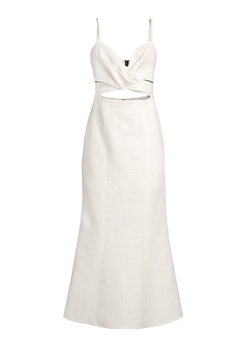 Sweetheart Cutout Midi Dress