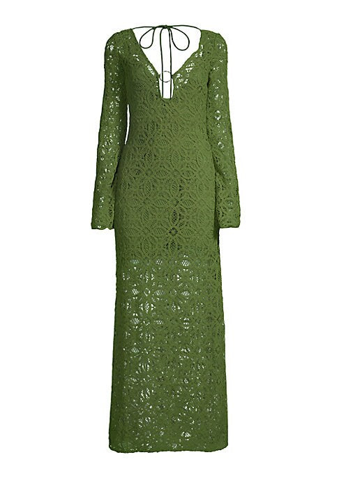 Chic Crocheted Maxi Dress