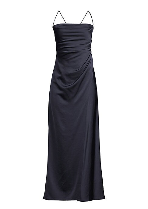 Elegant Satin Evening Gown