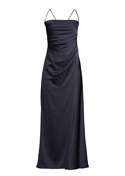 Elegant Satin Evening Gown