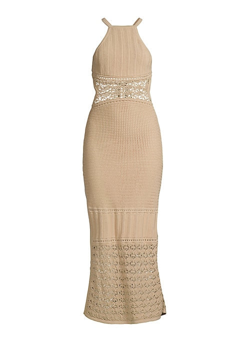Bow-Embellished Maxi Dress