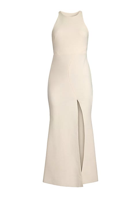 Elegant Crepe A-Line Dress