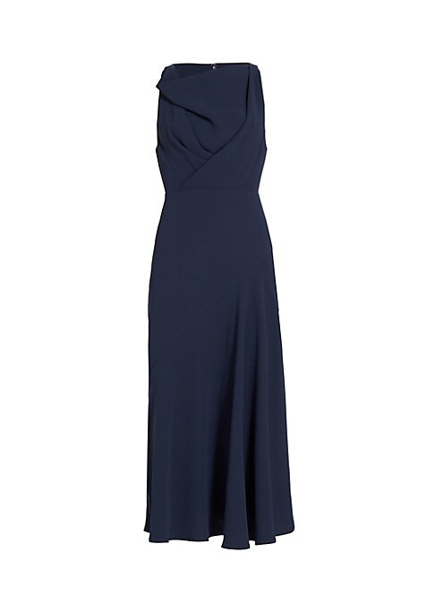 Elegant Midi Draped Dress