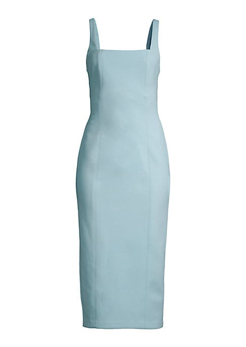 Square Neck Midi Elegance