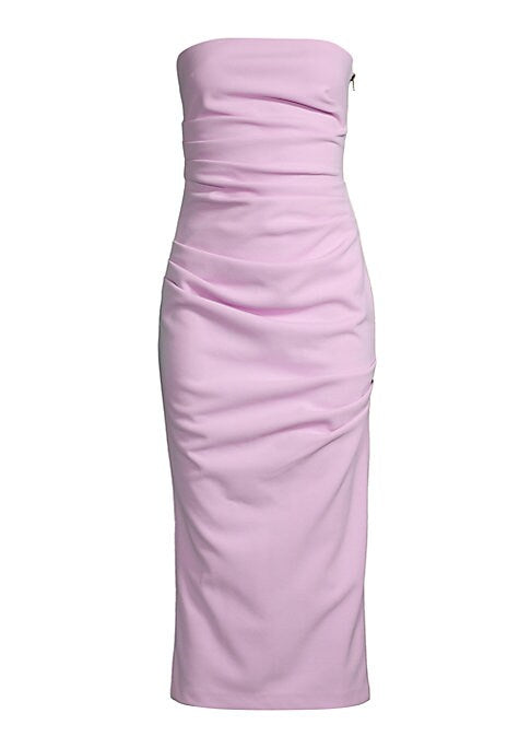 Elegant Gathered Midi Dress