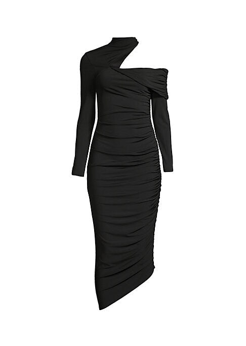Elegant Cut-Out Midi Dress