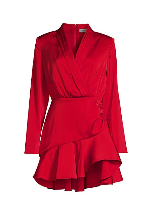 Satin Blazer Minidress