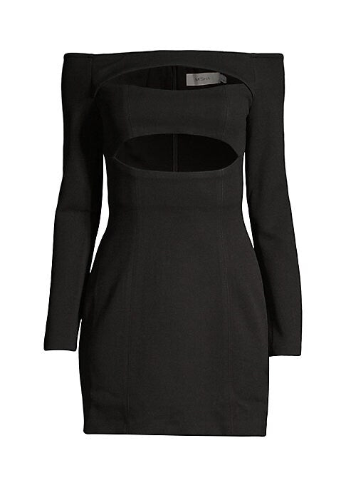 Elegant Cut-Out Minidress