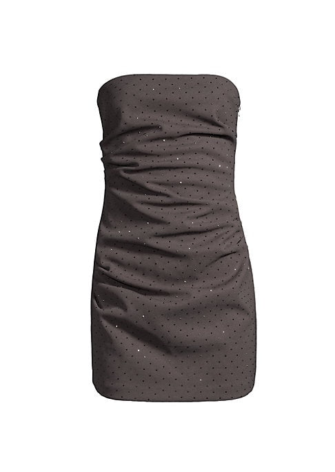 Sparkling Ruched Minidress