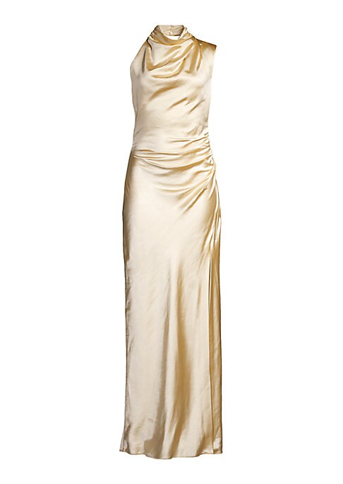 Satin Elegance Maxi Dress