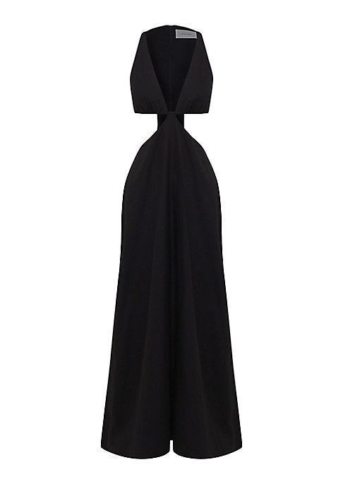 Vibrant Cut-Out Maxi Dress