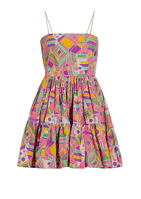 Charming Geometric Mini Dress
