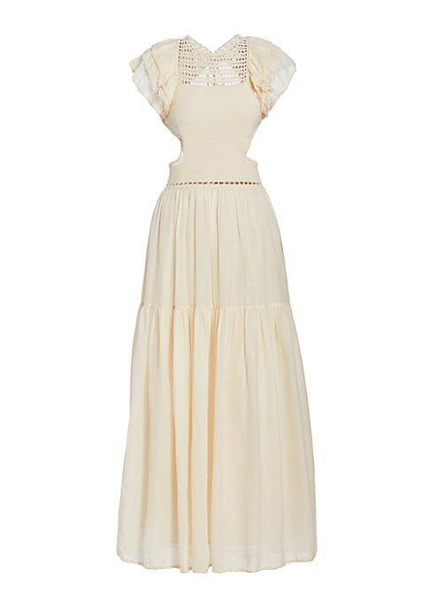 Chic Crochet Tiered Dress