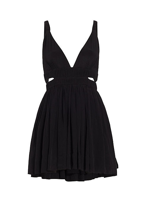 Cut-Out Flare Dress
