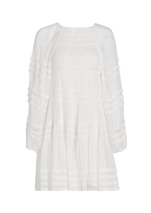 Chic Tiered Trapeze Dress