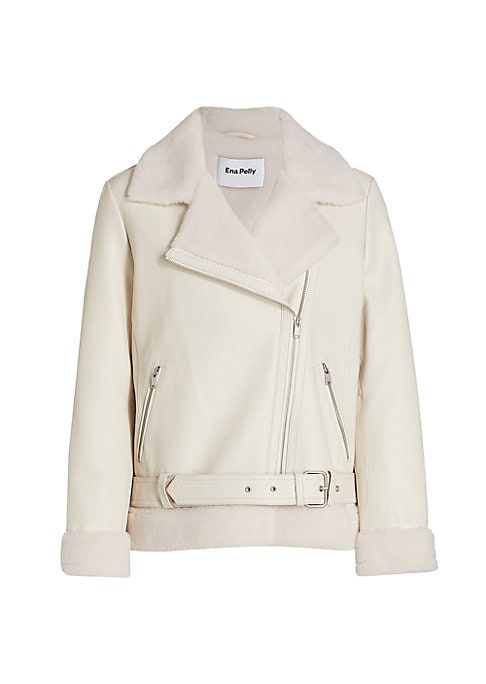Leather Aviator Luxe Jacket