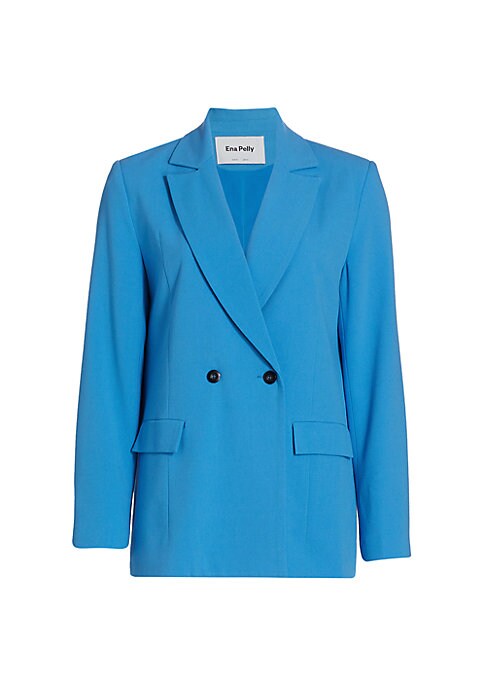Chic Oversized Woven Blazer