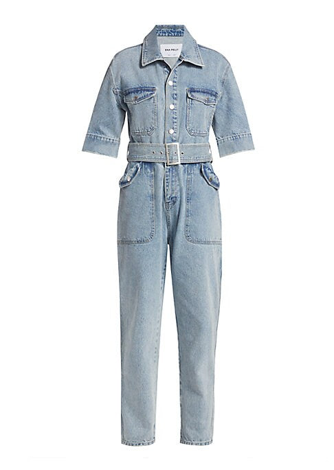 Denim Utility Jumpsuit