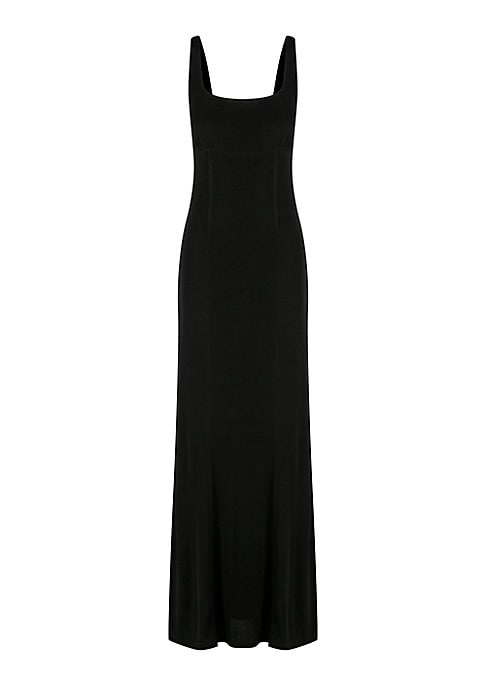 Elegant Tie-Back Maxi Dress