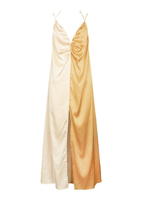 Satin Chic Midi Dress