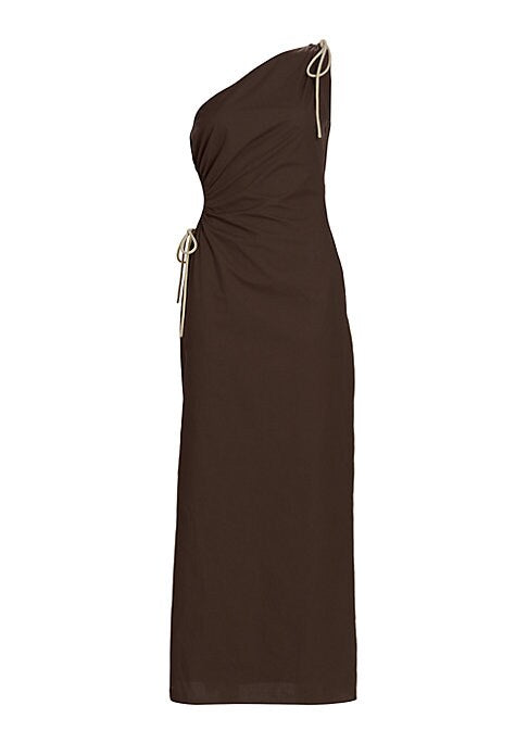 Sleek One-Shoulder Maxi Dress