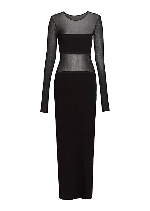 Knit Elegance Maxi Dress