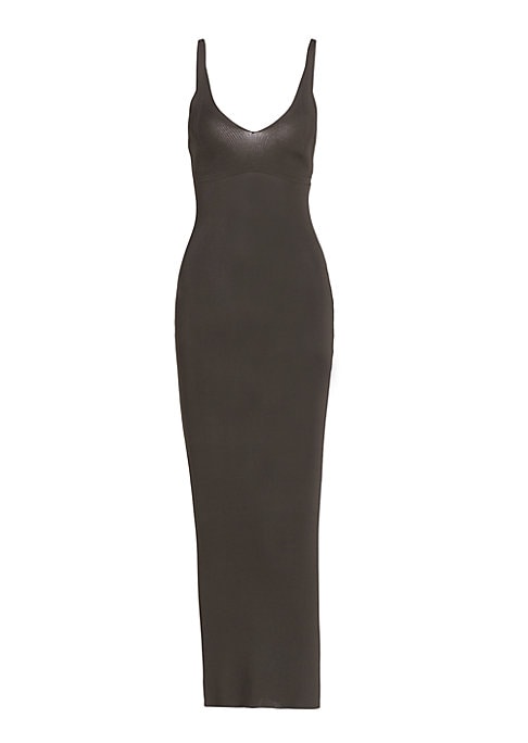 Elegant Knit Maxi Dress