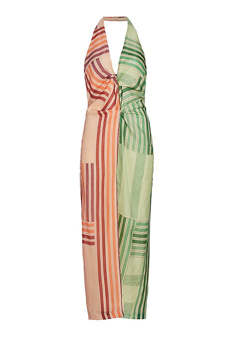 Chic Twisted Silk Dress