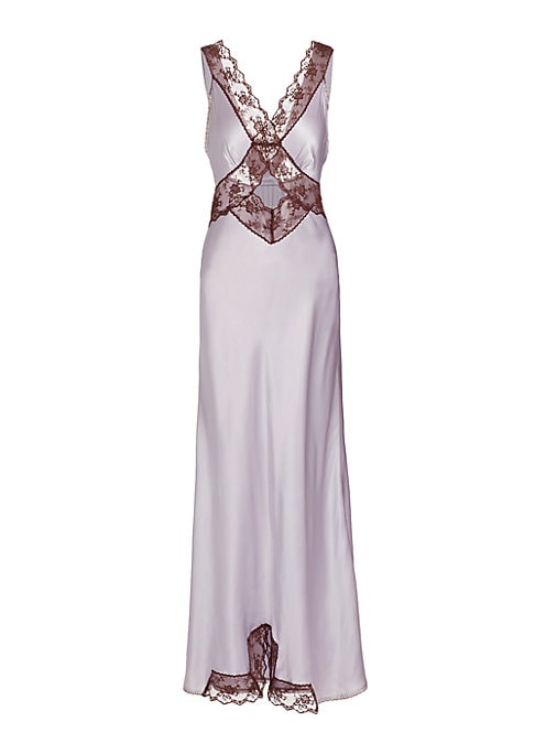 Satin Lace Elegance Gown