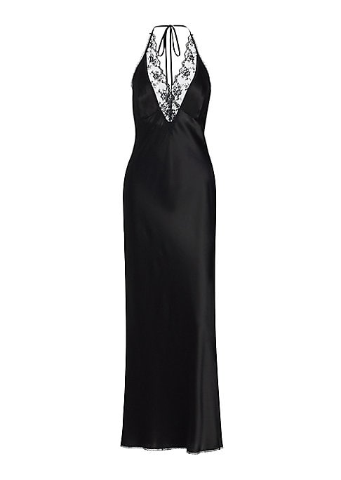 Silk Halter Elegance Gown