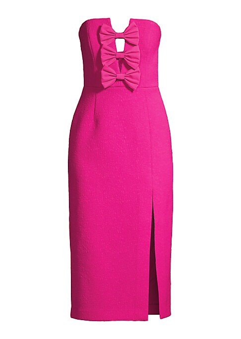 Chic Bow Cut-Out Dress