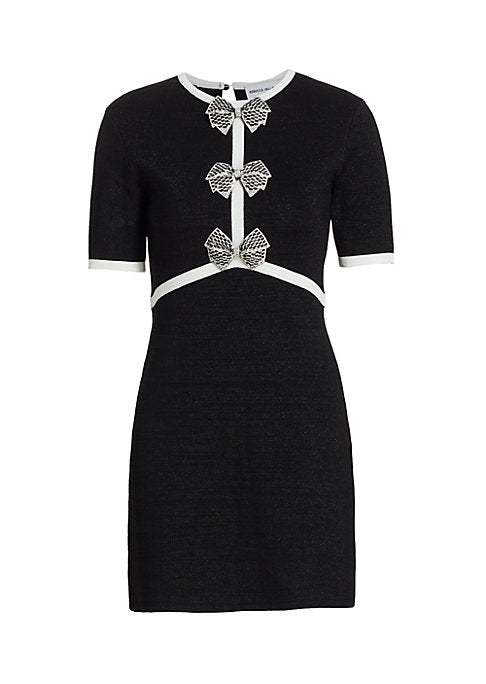 Crystal Bow A-Line Dress
