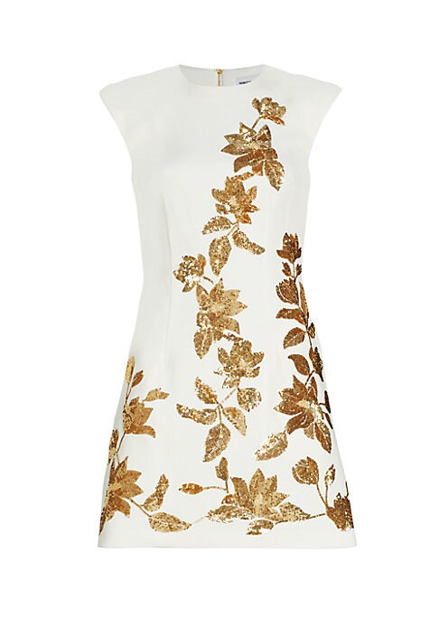 Shimmering A-Line Minidress