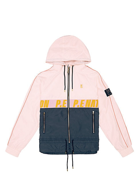 Striped Windbreaker Jacket