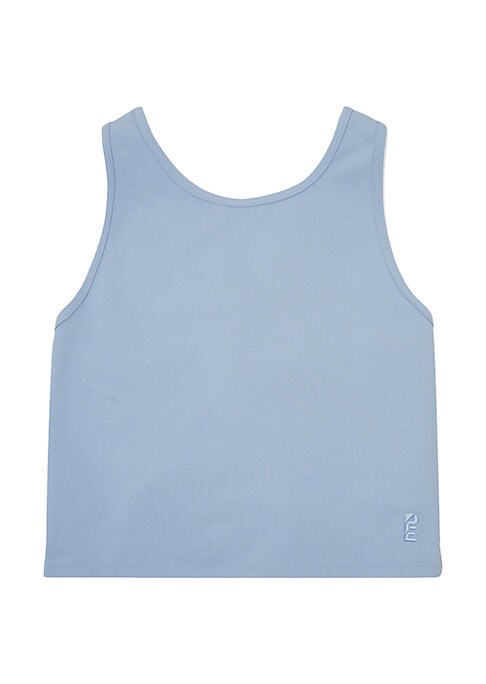 Cropped Keyhole Athletic Tank