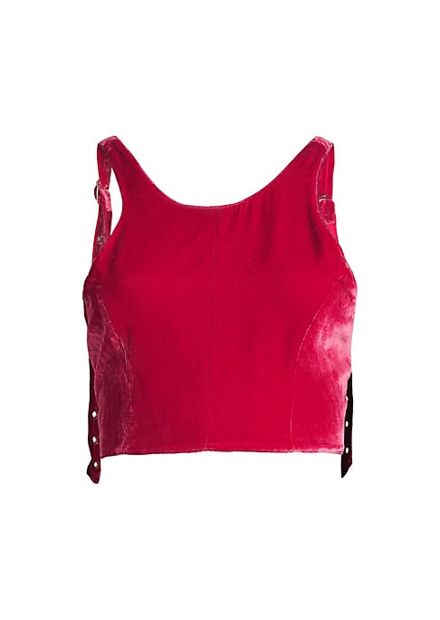 Luxe Velvet Strappy Top