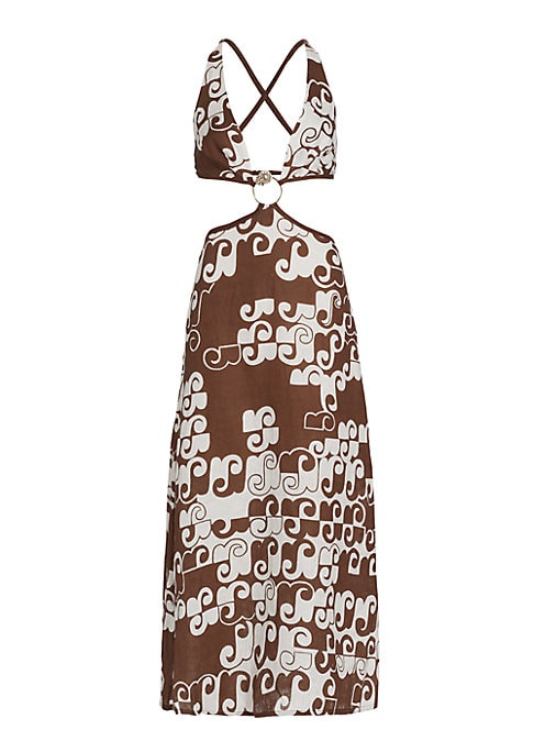 Retro Chic Cut-Out Dress