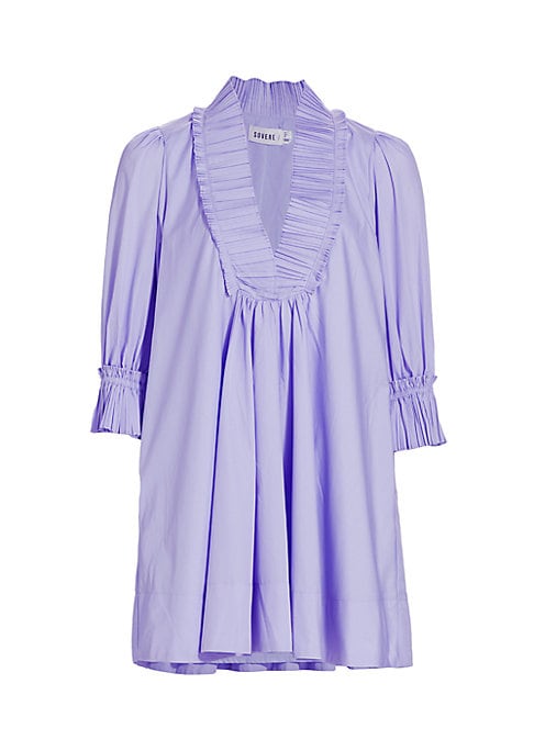 Chic Pleat Shift Dress
